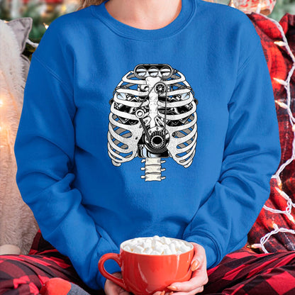 Best Mechanic Life Shirt, Funny Mechanic UnisexT-Shirt/Hoodie/Sweatshirt HLT00 - Car Mechanic Halloween Graphic Engineer Skeleton Mechanics T-Shirt, Men, Black, XX-Large