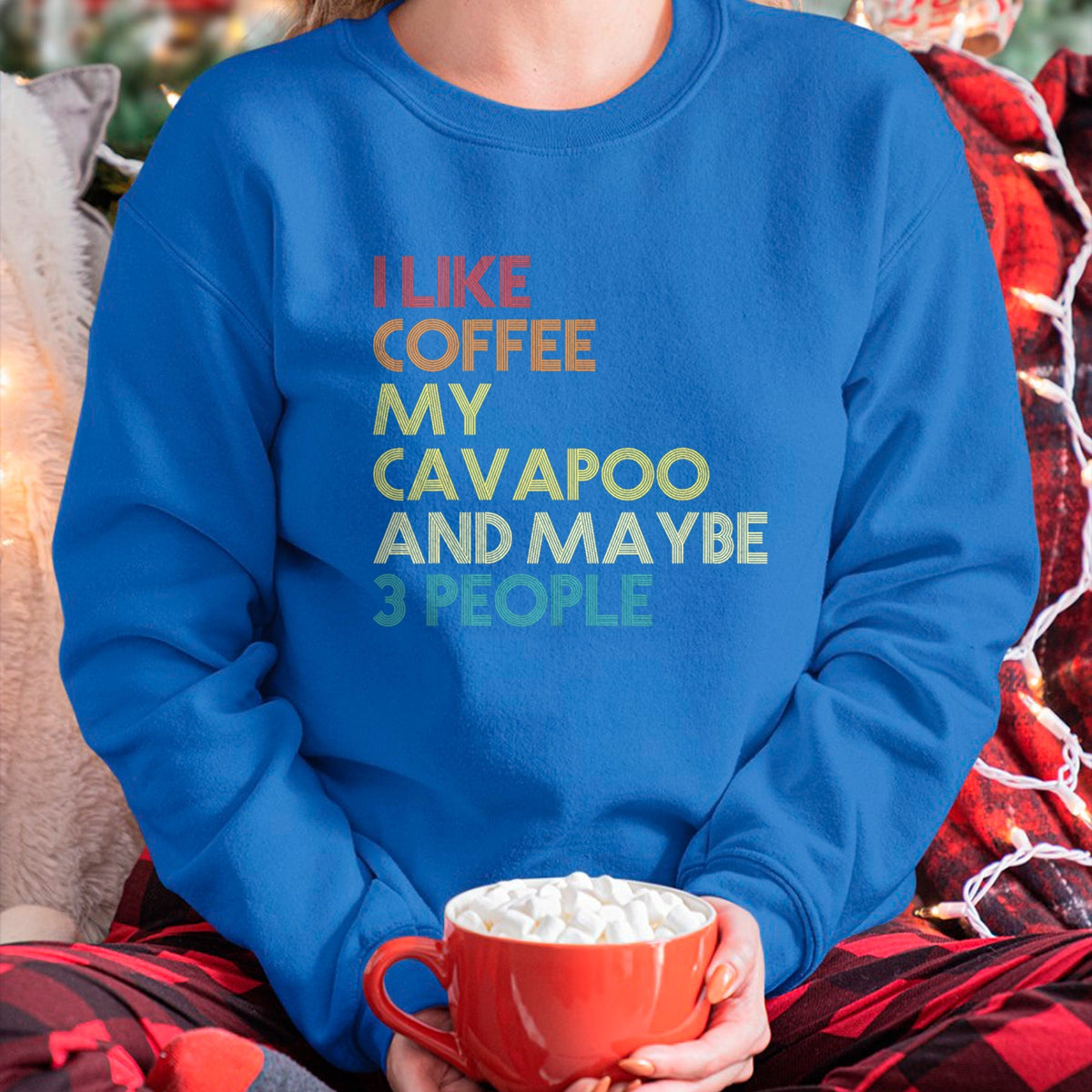 Dog Love Shirt, Dog Lover Gift T-Shirt/Hoodie/Sweatshirt HLT00 - Cavapoo Dog Owner Coffee Lovers Funny Quote Vintage Retro T-Shirt
