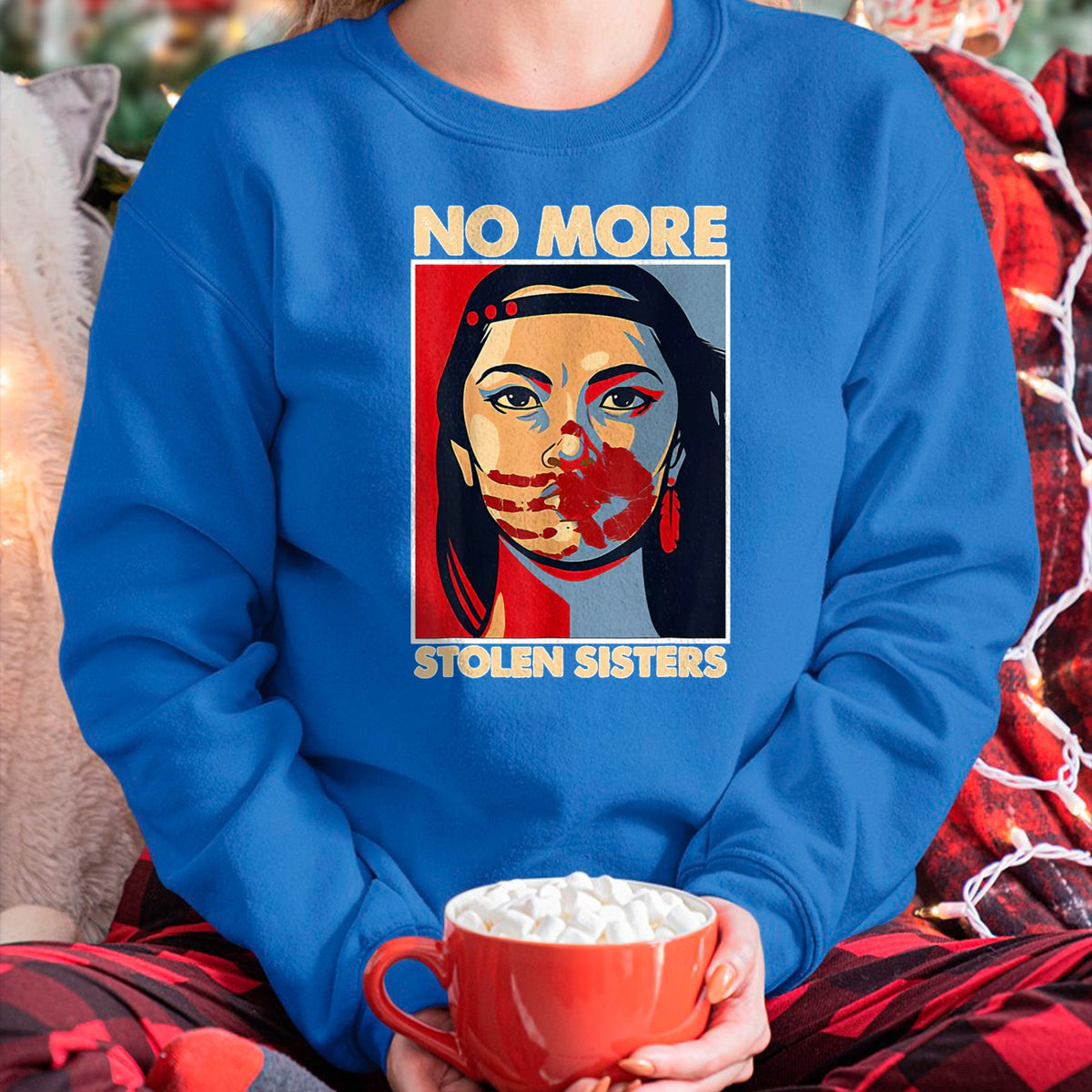 Native American T-Shirts, Vintage Native American Unisex T-Shirt/Hoodie/Sweatshirt HLT00 - No More Stolen Sisters Native Americans Honor Awareness