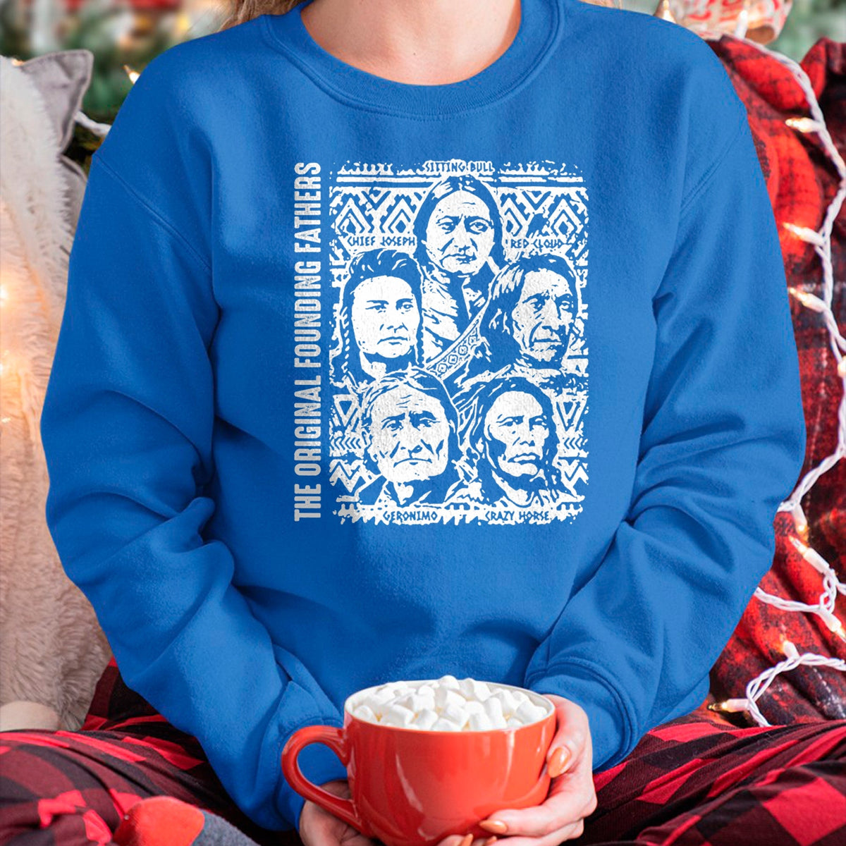Native American T-Shirts, Vintage Native American Unisex T-Shirt/Hoodie/Sweatshirt HLT00 - The Original Founding Fathers Native American Themed (1)