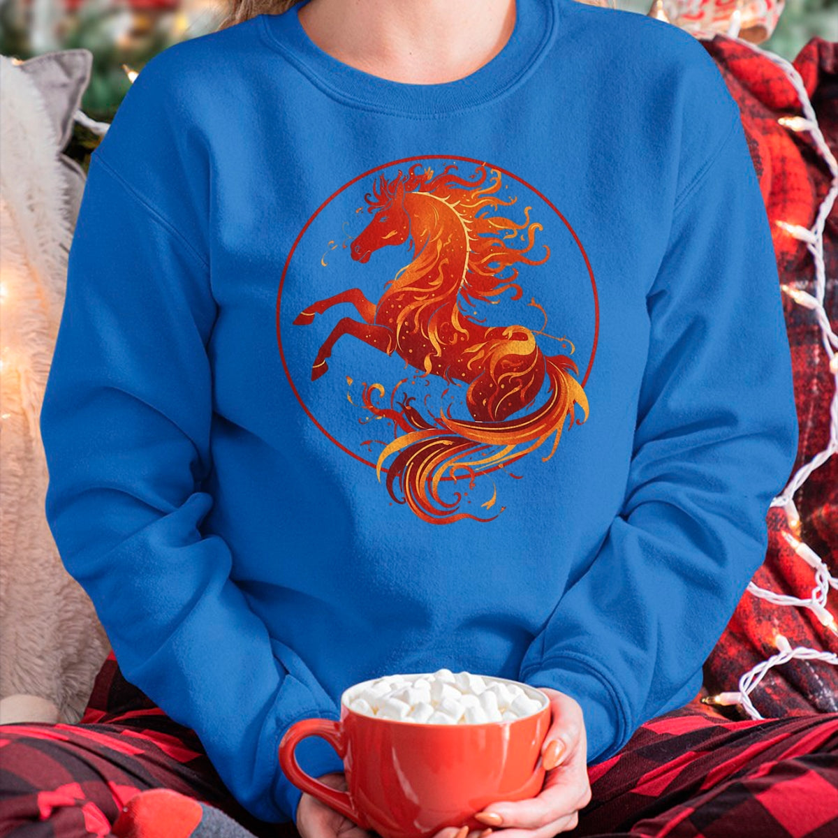 Best Horse Lover Shirt , Funny Horse UnisexT-Shirt/Hoodie/Sweatshirt HLT00 - Year of The Fire Horse 2026 Chinese New Year Strength T-Shirt