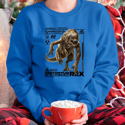Best Dinosaur Lover Shirt, Funny Dinosaur UnisexT-Shirt/Hoodie/Sweatshirt HLT00 - Jurassic World Rebirth Distortus Rex Ingen Species File T-Shirt
