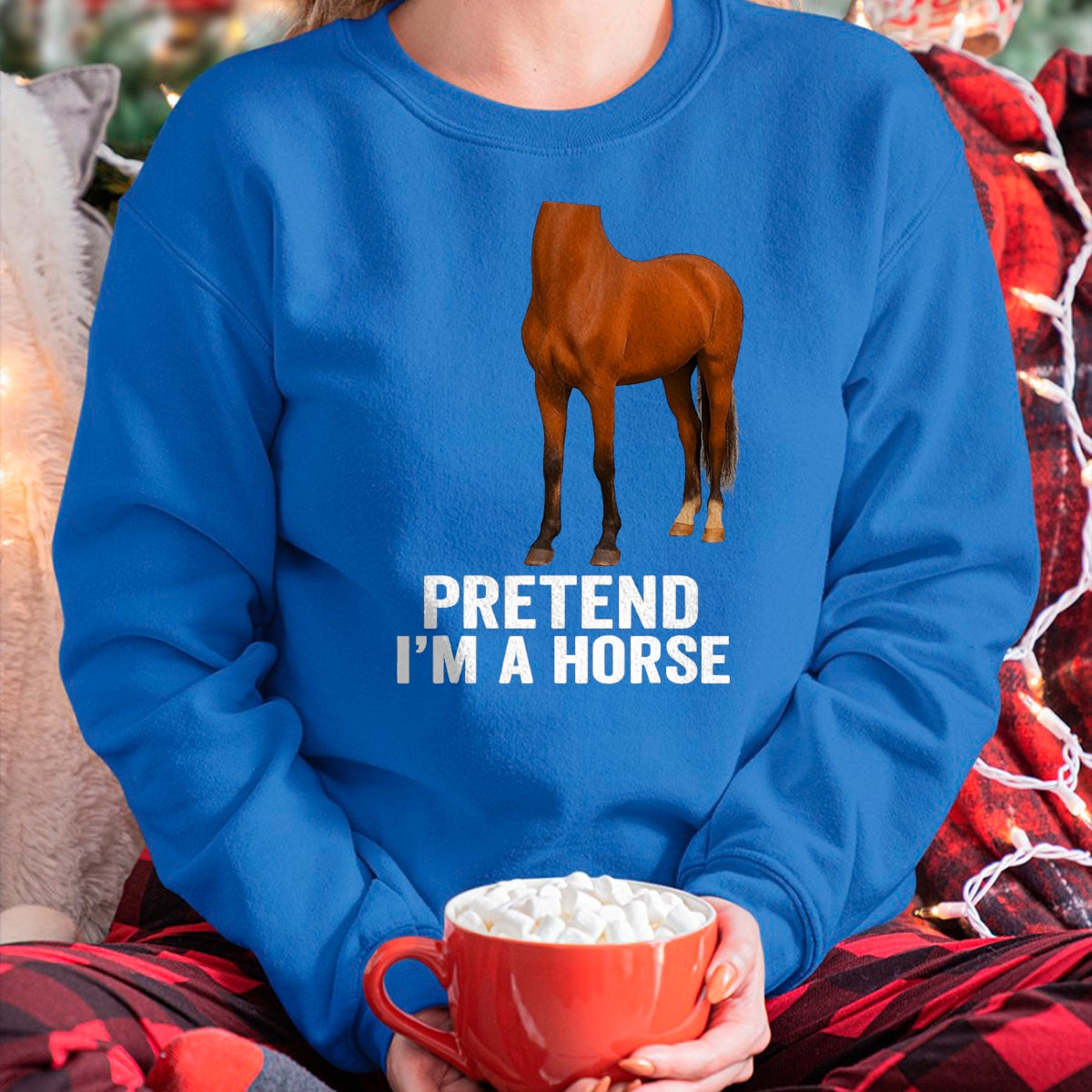 Best Horse Lover Shirt , Funny Horse UnisexT-Shirt/Hoodie/Sweatshirt HLT00 - Pretend I_m A Horse Funny Halloween Body Costume Horse T-Shirt, Men, Black, 3X-Large