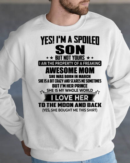 MARCH - I'M HER PRINCE I LOVE HER TO THE MOON AND BACK - FROM MOM - NINA03 (SKU2604-318-03)