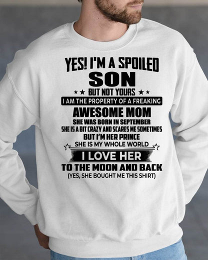 SEPTEMBER - I'M HER PRINCE I LOVE HER TO THE MOON AND BACK - FROM MOM - NINA09 (SKU2604-318-09)