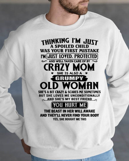 I'M JUST LOVED, PROTECTED AND WELL TAKEN CARE OF BY MY MOM - FROM MOM - NINA00 (SKU2603-293-00)