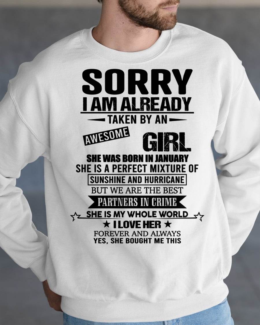 JANUARY - WE ARE THE BEST PARTNERS IN CRIME SHE IS MY WHOLE WORLD I LOVE HER - FROM WIFE - NINA01 (SKU2602-127-01)