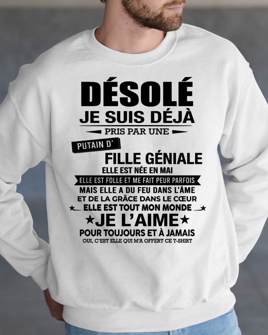 MAI - DÉSOLÉ, JE SUIS DÉJÀ PRIS PAR UNE FILLE VRAIMENT GÉNIALE – DE LA PART DE MA FEMME - FR05/NINA05 (SKU2606-42-05)