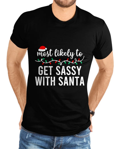 Most Likely To Christmas Shirt Matching Family Pajamas Funny T-Shirt - Christmas Unisex T-Shirt/Hoodie/Sweatshirt - NINA00