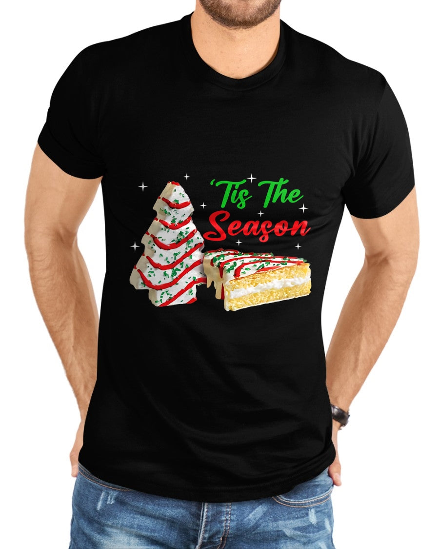 Funny Tis The Season Design Christmas Tree Cakes Debbie T-Shirt - Christmas Unisex T-Shirt/Hoodie/Sweatshirt - NINA00
