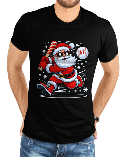 Funny Baseball Santa 67 Christmas Xmas Pajamas Boys T-Shirt - Christmas Unisex T-Shirt/Hoodie/Sweatshirt - NINA00