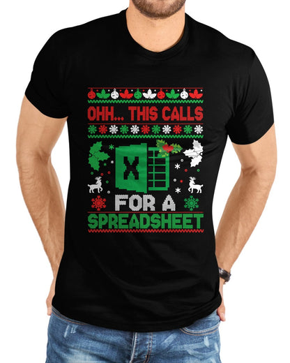 Oh this calls for a Spreadsheet Christmas sweater Excel Sweatshirt - Christmas Unisex T-Shirt/Hoodie/Sweatshirt - NINA00
