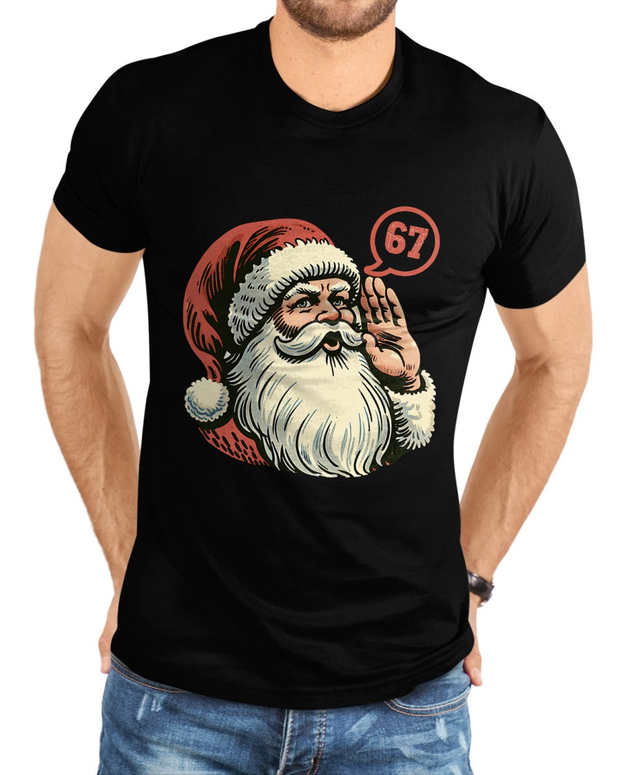 67 Christmas Funny Six Seven Meme Brainrot Santa Claus Boys T-Shirt - Christmas Unisex T-Shirt/Hoodie/Sweatshirt - NINA00