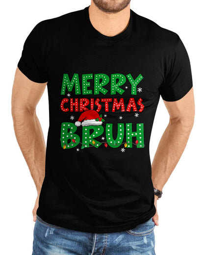 Bruh Meme Funny Saying Bro Greeting Teens Boys Men Christmas T-Shirt - Christmas Unisex T-Shirt/Hoodie/Sweatshirt - NINA00
