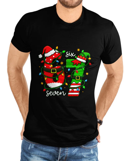 Trending Six Seven Meme Christmas 67 Xmas Men Women Kids T-Shirt - Christmas Unisex T-Shirt/Hoodie/Sweatshirt - NINA00