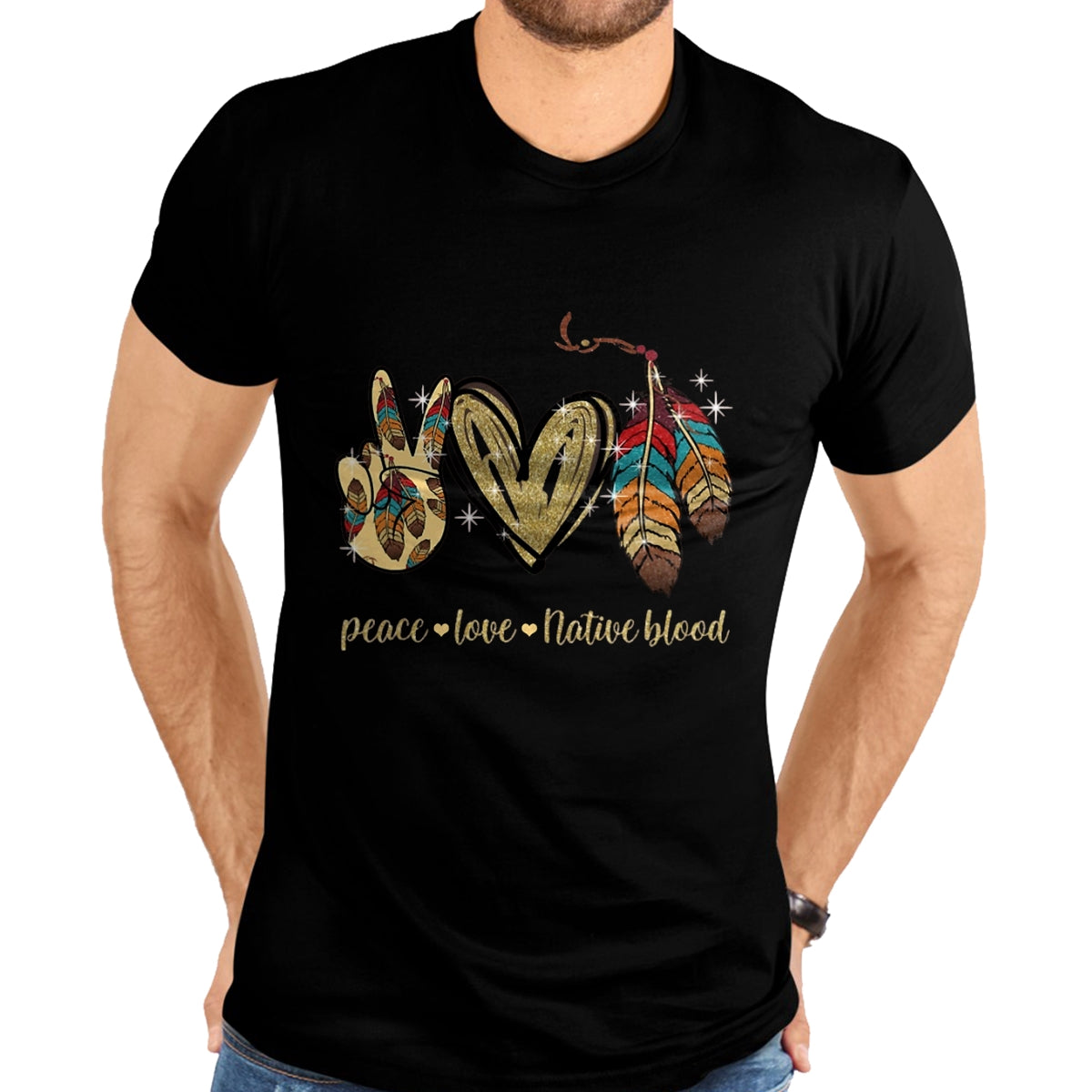Native American T-Shirts, Vintage Native American Unisex T-Shirt/Hoodie/Sweatshirt HLT00 - Pendleton Oregon Native American Kingfisher Bird T-Shirt (1)