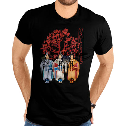Native American T-Shirts, Vintage Native American Unisex T-Shirt/Hoodie/Sweatshirt HLT00 - Native American Indigenous Red Hand Indian Blood Themed T-Shirt (7)