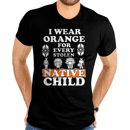 Native American T-Shirts, Vintage Native American Unisex T-Shirt/Hoodie/Sweatshirt HLT00 - I Wear Orange For Every American Native Child Indian Pride T-Shirt
