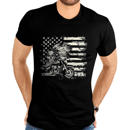Native American T-Shirts, Vintage Native American Unisex T-Shirt/Hoodie/Sweatshirt HLT00 - Native American bikes Motorcycle Indian Bikers old classic T-Shirt