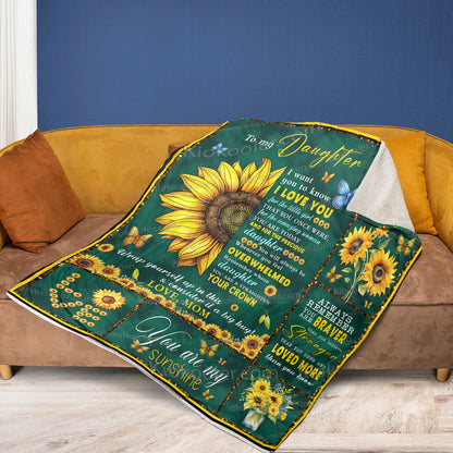 BLANKET FOR DAUGHTER FROM MOM – COMFORT & WARMTH GIFT