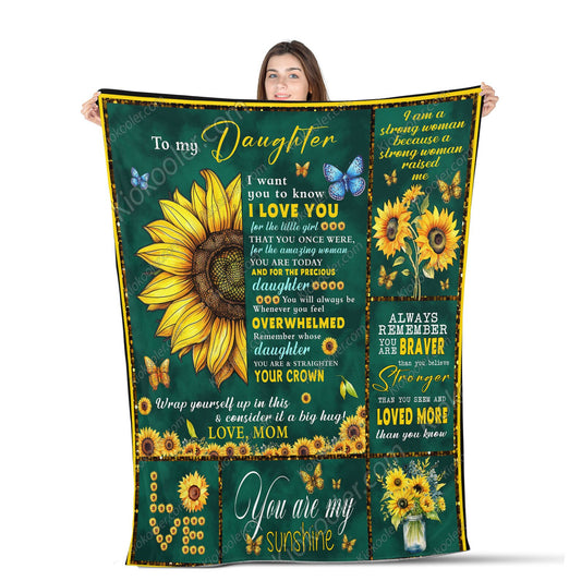 BLANKET FOR DAUGHTER FROM MOM – COMFORT & WARMTH GIFT