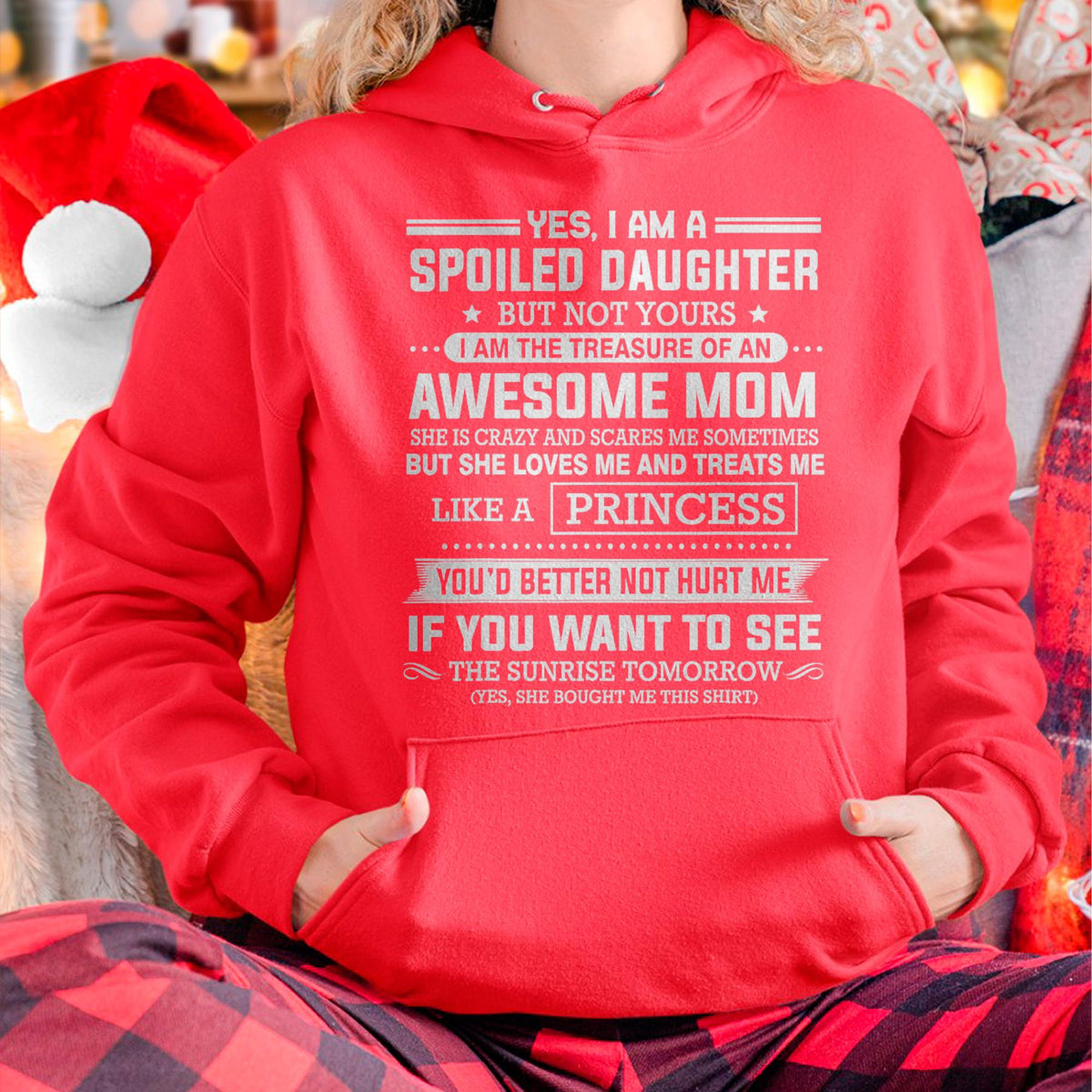 I Get My Attitude From My Freaking Awesome Mom - Gift for Daughter From Mom - NINA00