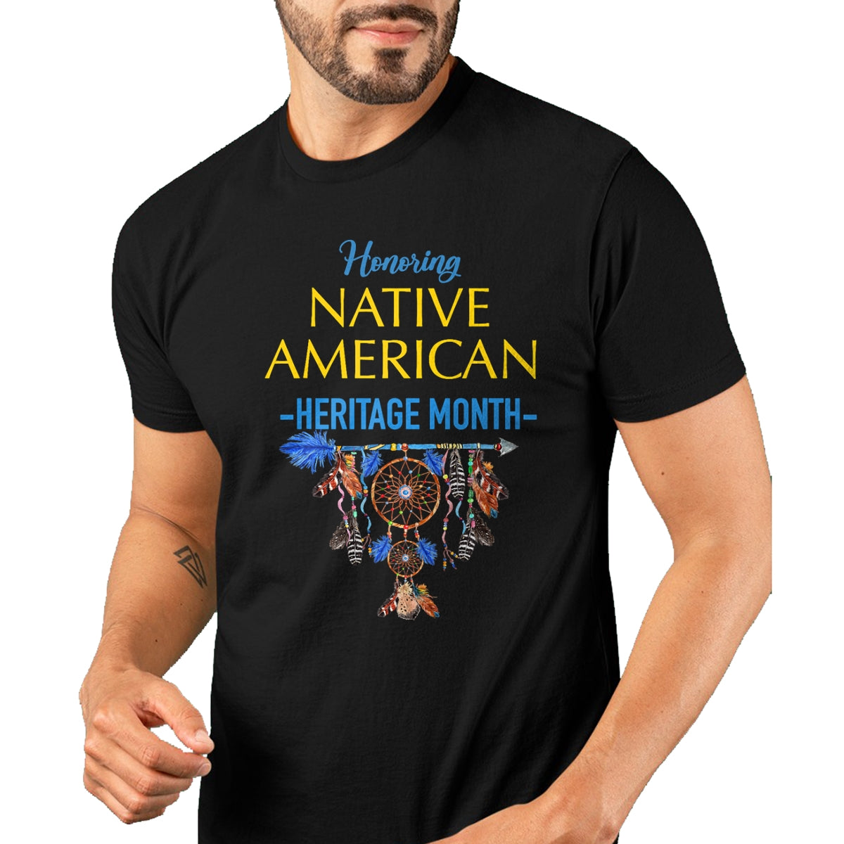 Native American T-Shirts, Vintage Native American Unisex T-Shirt/Hoodie/Sweatshirt HLT00 - It's All Indian Land Native American Heritage Month 2021 T-Shirt (1)