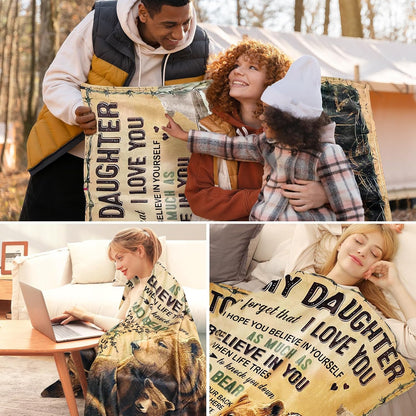 Special Gift For Your Daughter Blanket - From Dad