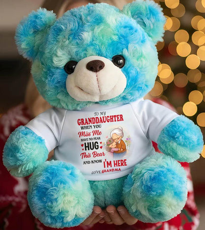 TO MY GRANDDAUGHTER - TEDDY BEAR, A BIG HUG FROM GRANDMA - NINA00