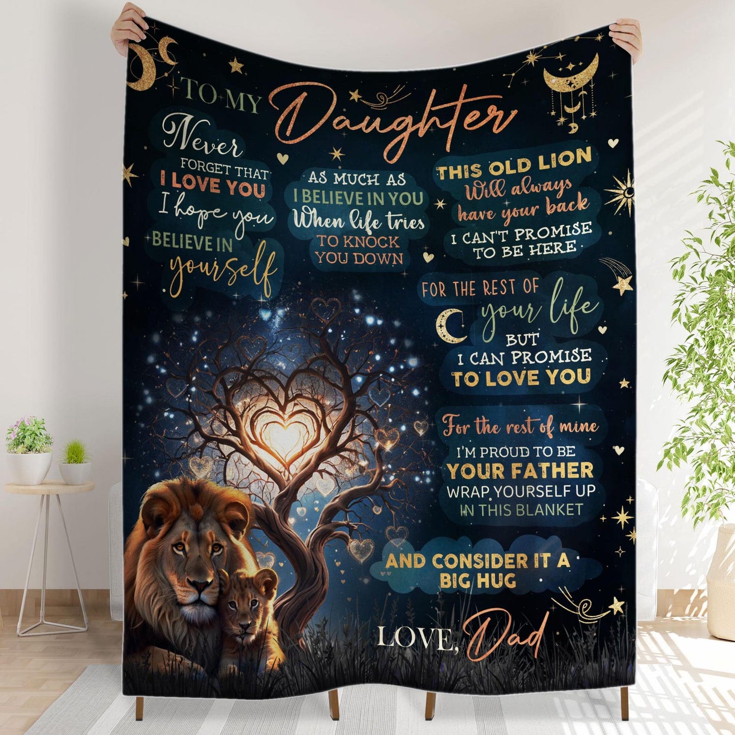 Special Gift For Your Daughter Blanket - From Dad