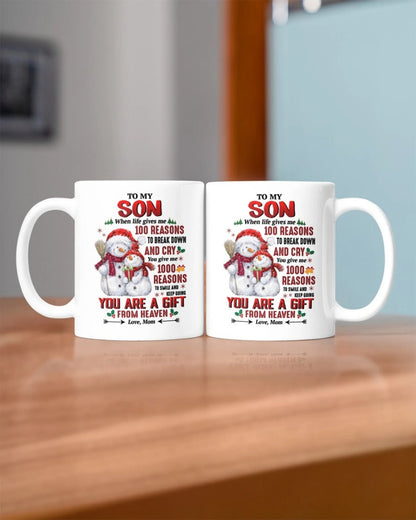 TO SON MUG 03 - GIFT FROM MOM - NINA00 (SKU2605-50)
