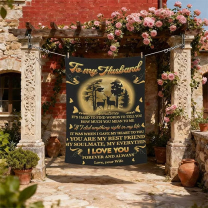 BLANKET FOR HUSBAND FROM WIFE – COMFORT & WARMTH GIFT