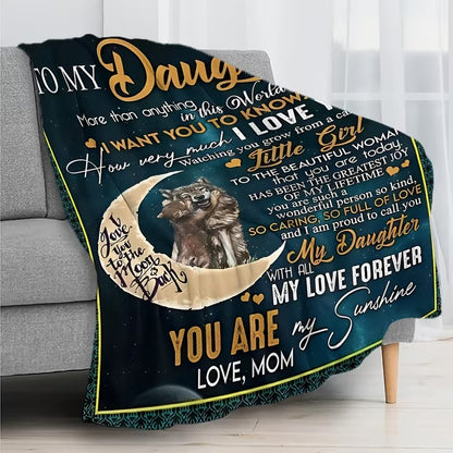 BLANKET FOR DAUGHTER FROM MOM – COMFORT & WARMTH GIFT