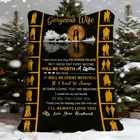 BLANKET FOR WIFE FROM HUSBAND – COMFORT & WARMTH GIFT