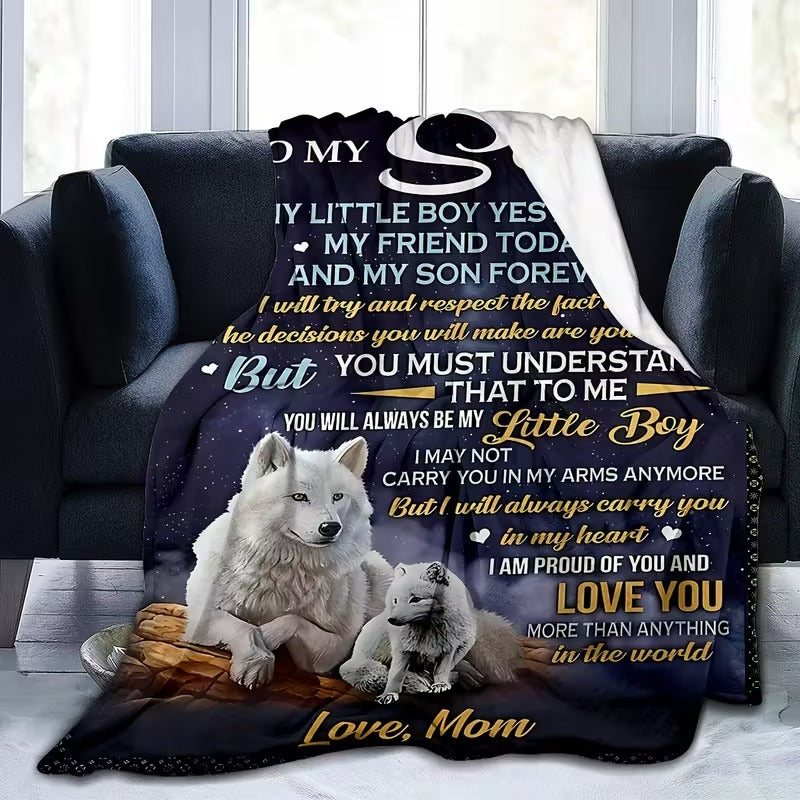 Special Gift For Your Son Blanket - From Mom