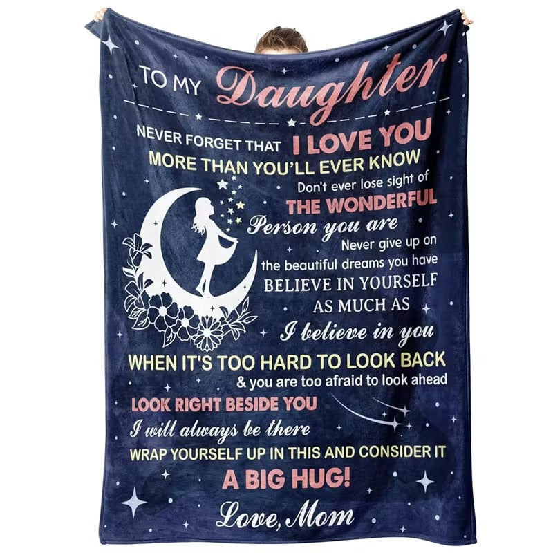 BLANKET FOR DAUGHTER FROM MOM – COMFORT & WARMTH GIFT
