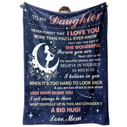 BLANKET FOR DAUGHTER FROM MOM – COMFORT & WARMTH GIFT