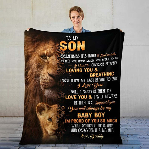 Special Gift For Your Son Blanket - From Dad