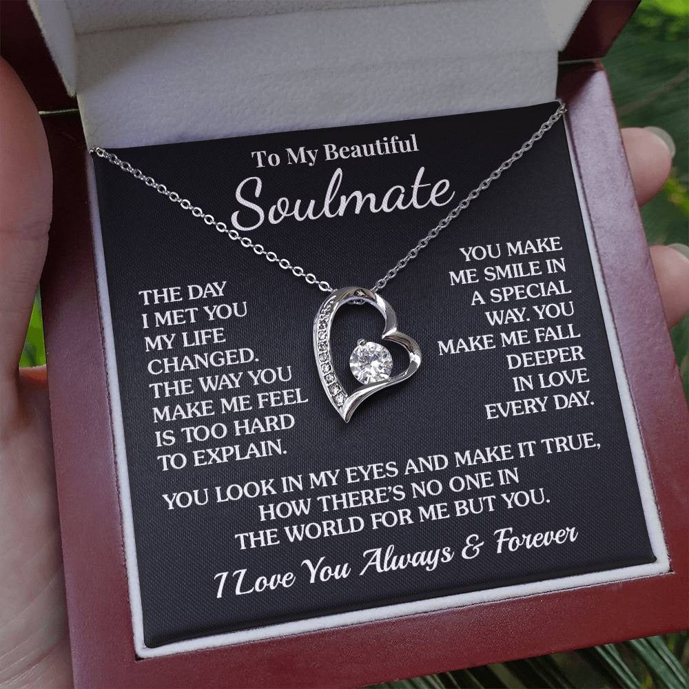 TO MY WIFE - GIFT FROM HUSBAND - Forever Love Necklace