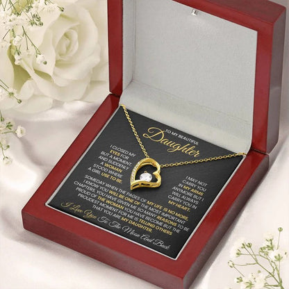 TO MY DAUGHTER - GIFT FROM DAD - Forever Love Necklace