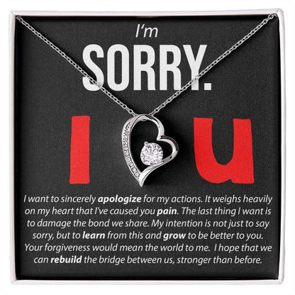 TO MY WIFE - GIFT FROM HUSBAND - Forever Love Necklace