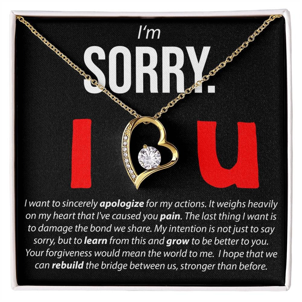 TO MY WIFE - GIFT FROM HUSBAND - Forever Love Necklace