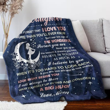 BLANKET FOR DAUGHTER FROM MOM – COMFORT & WARMTH GIFT