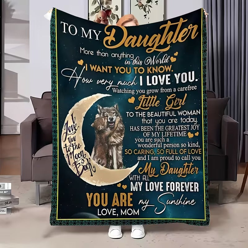 BLANKET FOR DAUGHTER FROM MOM – COMFORT & WARMTH GIFT