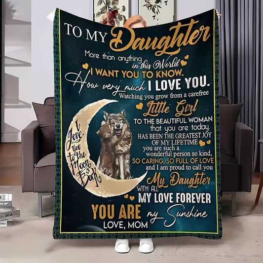 BLANKET FOR DAUGHTER FROM MOM – COMFORT & WARMTH GIFT