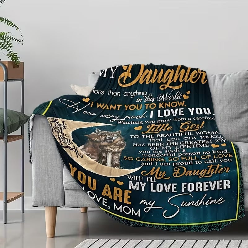 BLANKET FOR DAUGHTER FROM MOM – COMFORT & WARMTH GIFT