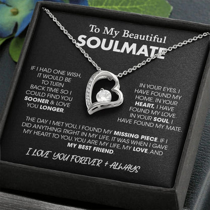 TO MY WIFE - GIFT FROM HUSBAND - Forever Love Necklace
