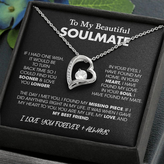 TO MY WIFE - GIFT FROM HUSBAND - Forever Love Necklace