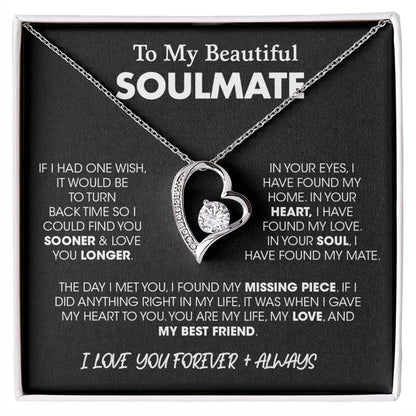 TO MY WIFE - GIFT FROM HUSBAND - Forever Love Necklace