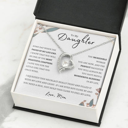 TO MY DAUGHTER - GIFT FROM MOM - Forever Love Necklace